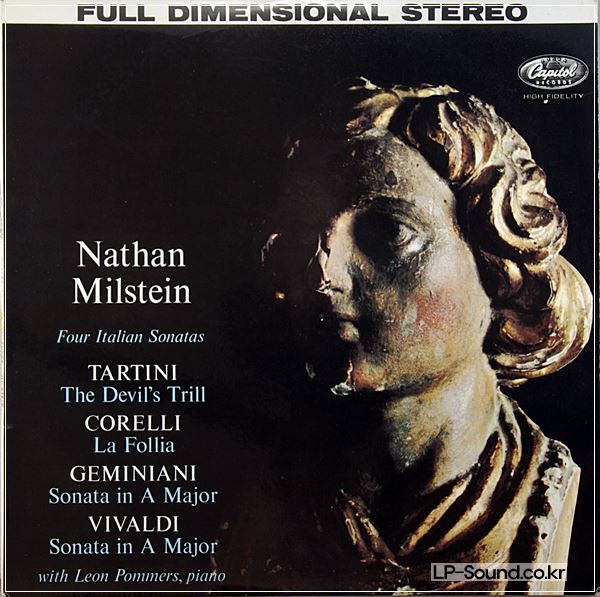 NATHAN MILSTEIN / FOUR ITALIAN SONATAS CAPITAL STREO SP 8481