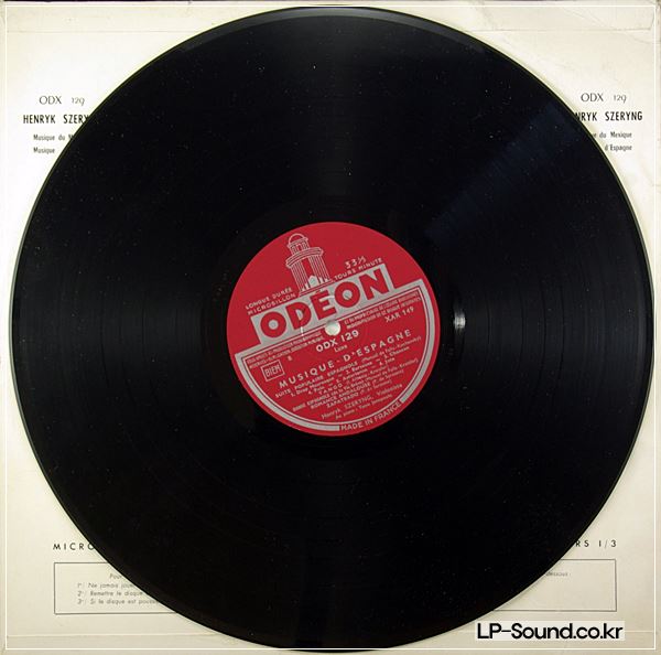 ODEON ODX 129/MUSIC OF SPAIN & MEXICO /HENRYK SZERYNG,