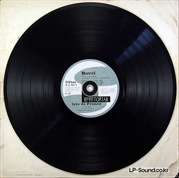 FAURE RAVEL ANDRE LEVY-J.GAUTIER-G.JOY ON PRETORIA 30 CL 8001.