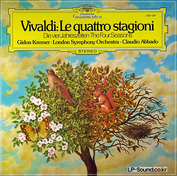 CLAUDIO ABBADO GIDON KREMER* VIVALDI THE FOUR SEASONS 	DG 2531 287