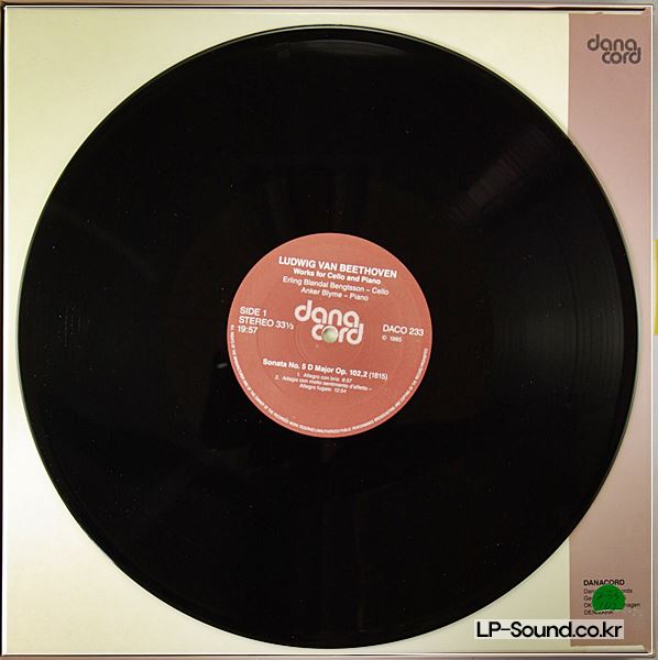 BEETHOVEN CELLO SONATAS BLØNDAL BENGTSSON BLYME DANACORD 231/3