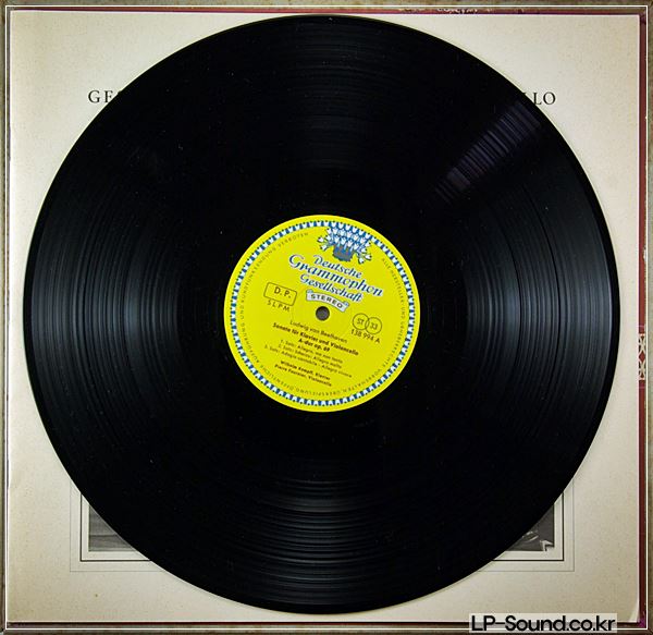 BEETHOVEN / CELLO SONATA WILHELM KEMPFF - PIERRE FOURNIER SLPM 138993/95 