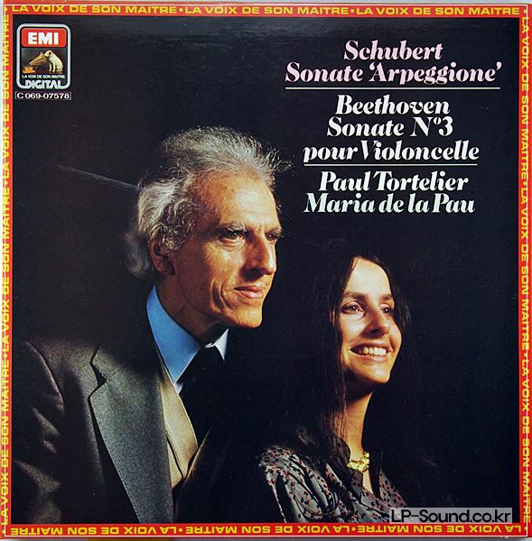 PAUL TORTELIER - CELLO SCHUBERT ARPEGGIONE EMI  DIGITAL 1ST