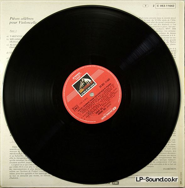 ROBERT BEX ARMAND BEX FAMOUS PIECES FOR CELLO AND PIANO LP FRANCE