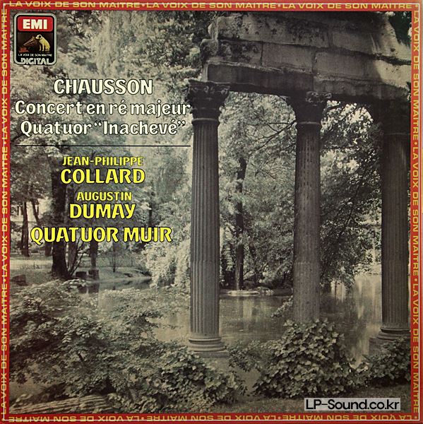 DUMAY, COLLARD, MUIR QT - CHAUSSON CONCERT OP.21 OP.35