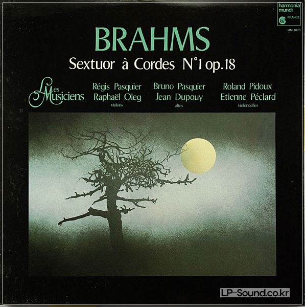 PASQUIER PIDOUX PENNETIER - BRAHMS PIANO QUARTET HARMONIA MUNDI