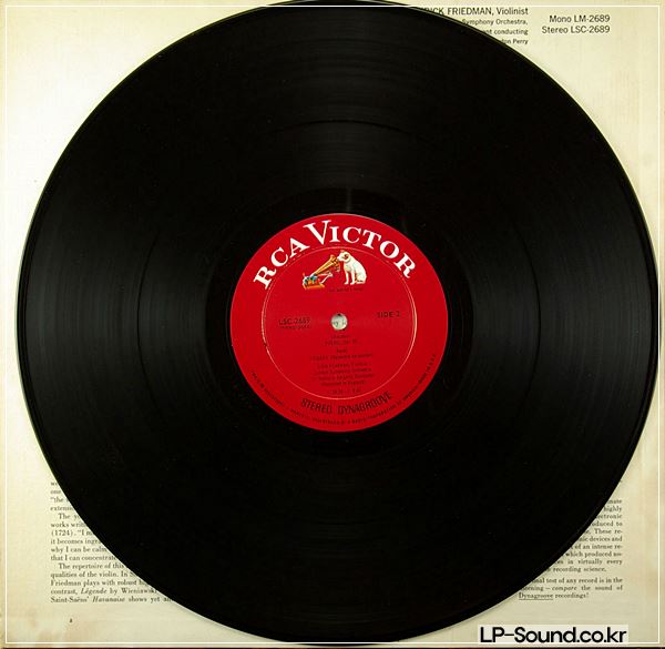 ERICK FRIEDMAN - VIOLIN RECITAL* SARASATE RCA LSC 2689