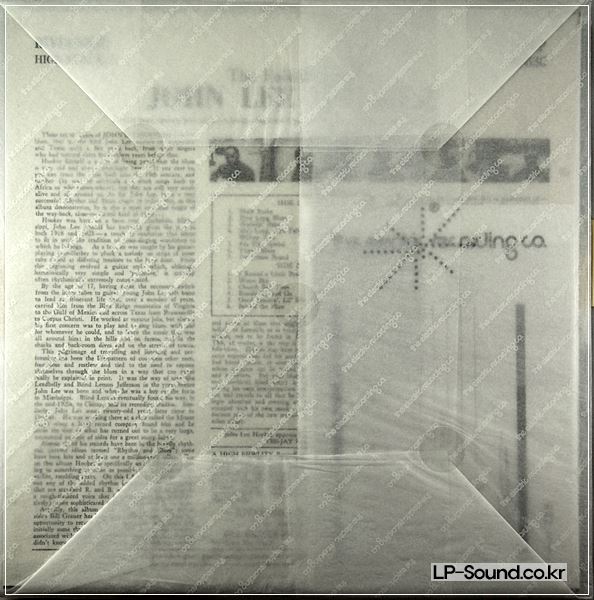 JOHN LEE HOOKER - THE COUNTRY BLUES OF JOHN LEE HOOKER - 180G LP