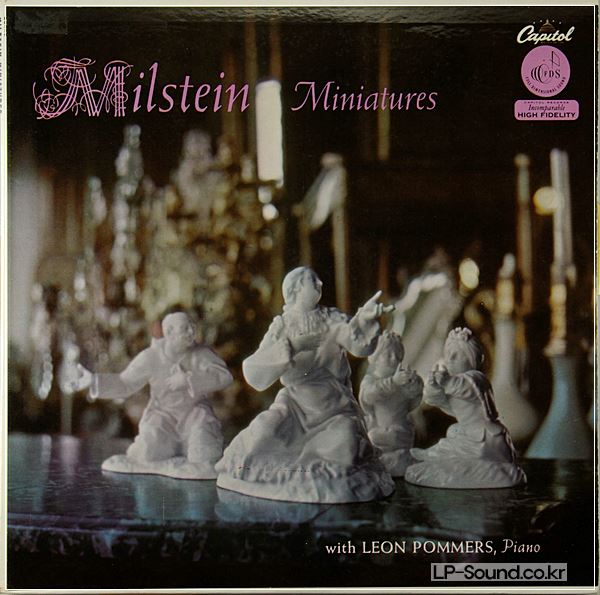 NATHAN MILSTEIN MINIATURES CAPITOL P 8339 LP