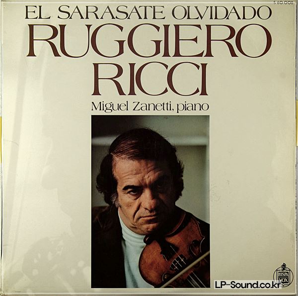 EL SARASATE OLVIDADO - RUGGIERO RICCI M. ZANETTI - HISPAVOX STEREO S60.008
