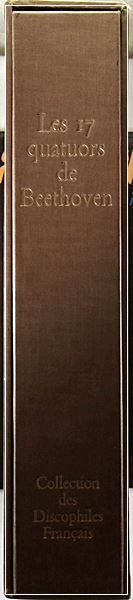 BEETHOVEN COMPLETE QUART QUATUOR VEGH DISCOPHILES 9 LPS  VERY RARE
