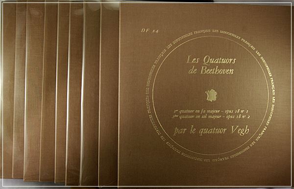 BEETHOVEN COMPLETE QUART QUATUOR VEGH DISCOPHILES 9 LPS  VERY RARE