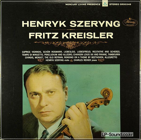 HENRYK SZERYNG- FRITZ KREISLER- MERCURY SR90348