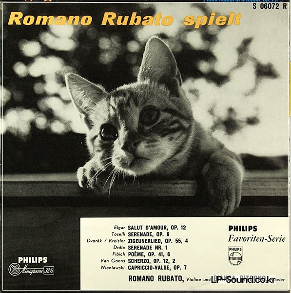 ROMANO RUBATO PLAYS-VIOLIN-VARIOUS DUTCH ONLY RARE 10''