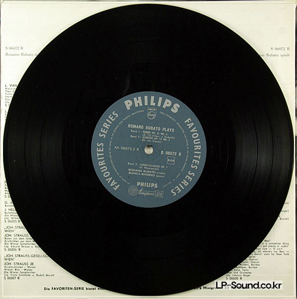 ROMANO RUBATO PLAYS-VIOLIN-VARIOUS DUTCH ONLY RARE 10''