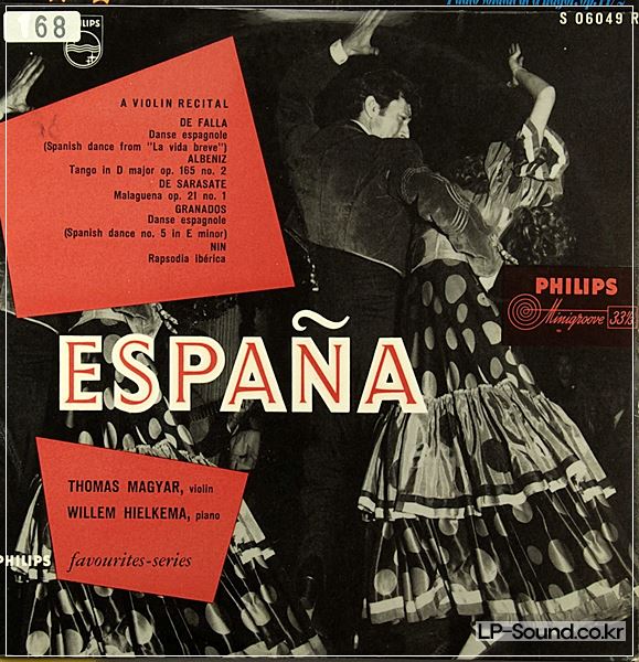 THOMAS MAGYAR - A VIOLIN RECITAL - ESPANA - PHILIPS - 10