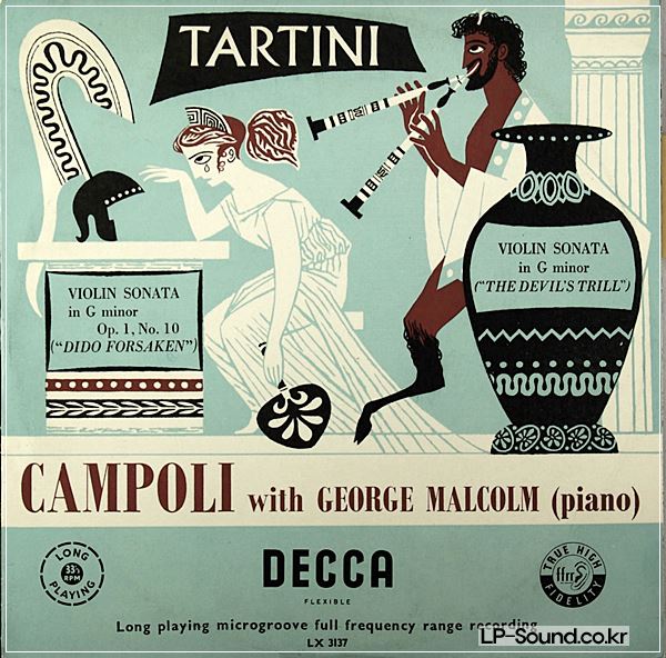 TARTINI VIOLIN SONATAS CAMPOLI  LX 3137 GOLD 10