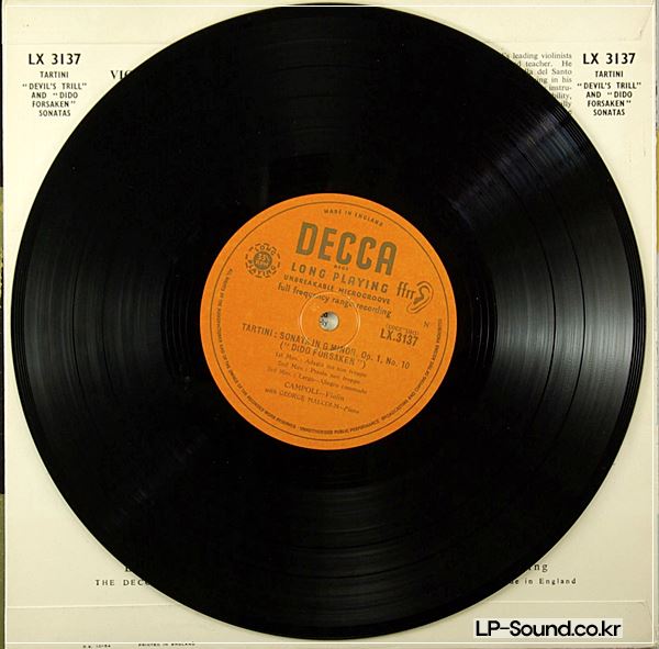 TARTINI VIOLIN SONATAS CAMPOLI  LX 3137 GOLD 10