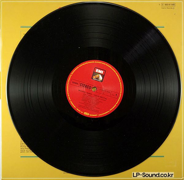 MICHAEL RABIN - VIOLIN RECITAL SARASATE – ZIGEUNERWEISEN EMI