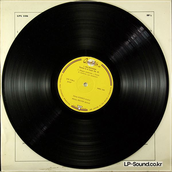 KOVACS & BACHER BEETHOVEN 2 SONATEN RARE QUALITON HUNGARY