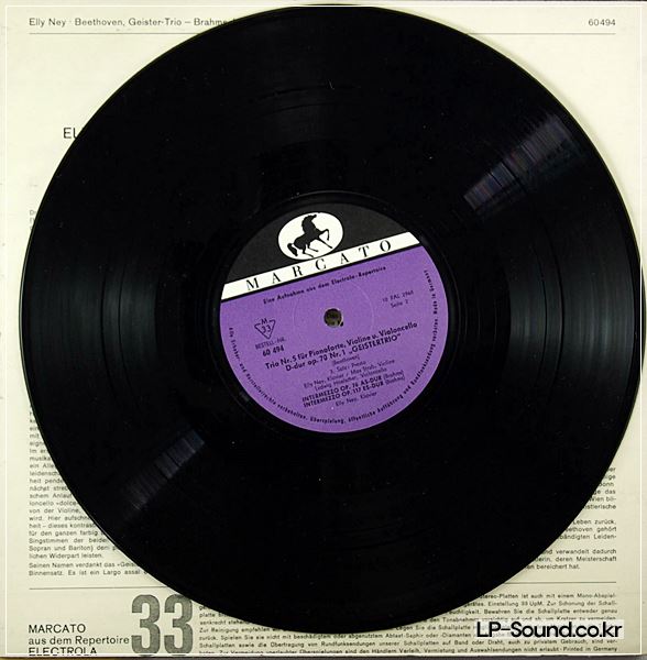 BEETHOVEN TRIO GHOST LUDWIG HOELSCHER CELLO ELLY NEY PIANO MAX STRUB VIOLIN