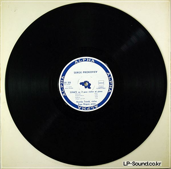PROKOFIEV* - HENRIKA TRONEK - RAYA BIRGUER ‎– SONATE N° 1 –2 POUR VIOLON