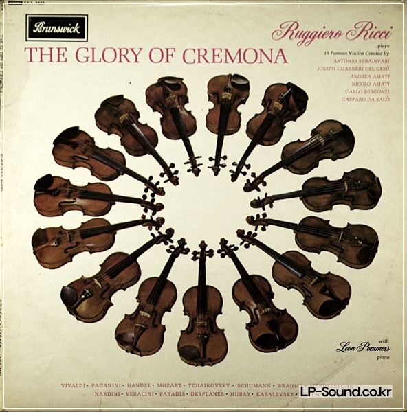 THE GLORY OF CREMONA - RICCI – BRUNSWICK SXA 4521