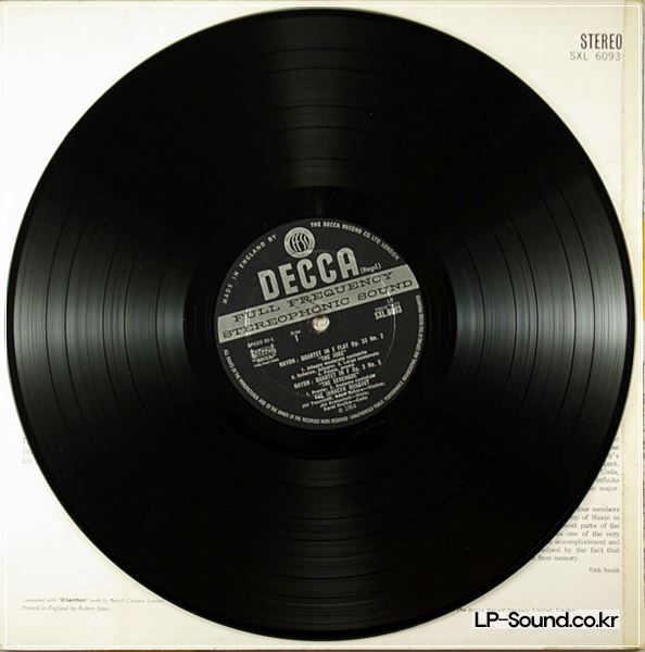 HAYDN-3 STRING QUARTETS- JANACEK QUARTET SXL6093