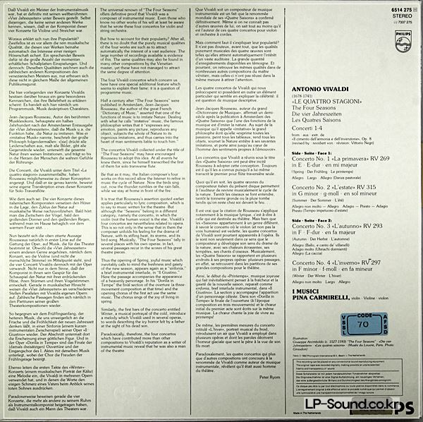 VIVALDI THE FOUR SEASONS