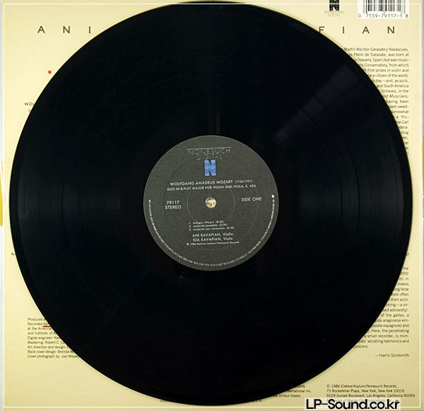 ANI & IDA KAVAFIAN MOZART/MOSZKOWSKI/SARASATE - NONESUCH 9 79117-1