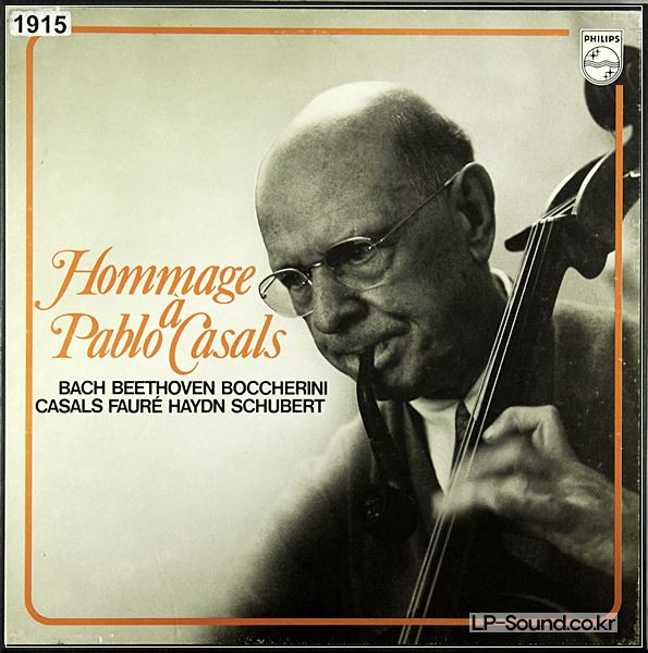 HOMMAGE PABLO CASALS BACH FAURE 7 LP PHILIPS BOXSET