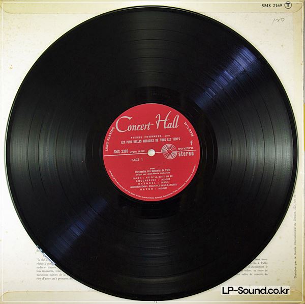 PIERRE FOURNIER LES PLUS BELLES MELODIES ORIG CONCERT HALL SMS 2369