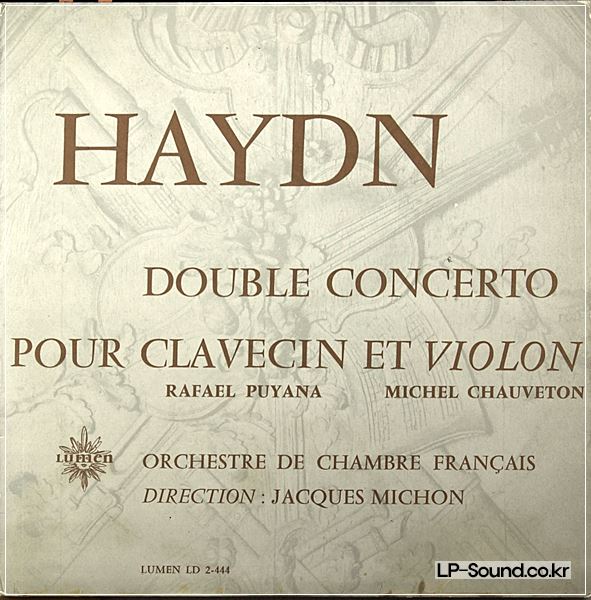MICHEL CHAUVETON, PUYANA HAYDN DBLE CTO  RARE LUMEN 10