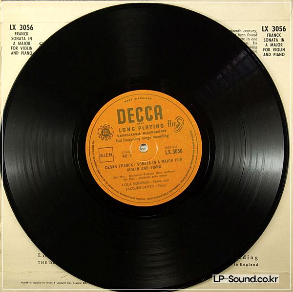 CESAR FRANCK: VIOLIN SONATA IN A MAJOR – BOBESCO & GENTY  10