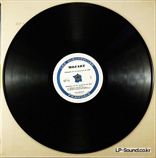 LILI KRAUS / MOZART / LES DISCOPHILES FRANCAIS DF 95