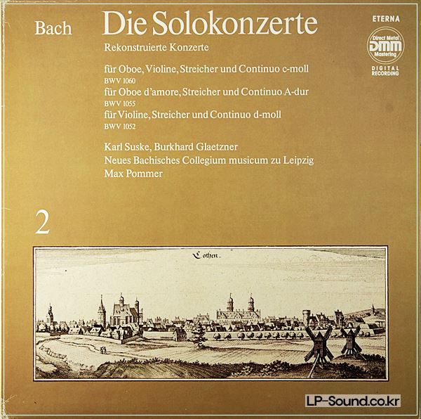 JOHANN SEBASTIAN BACH (1685-1750) • THE SOLO CONCERTOS II LP • KARL SUSKE