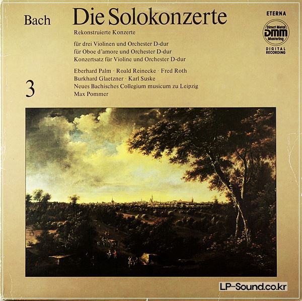 JOHANN SEBASTIAN BACH (1685-1750) • THE SOLO CONCERTOS III LP • KARL SUSKE