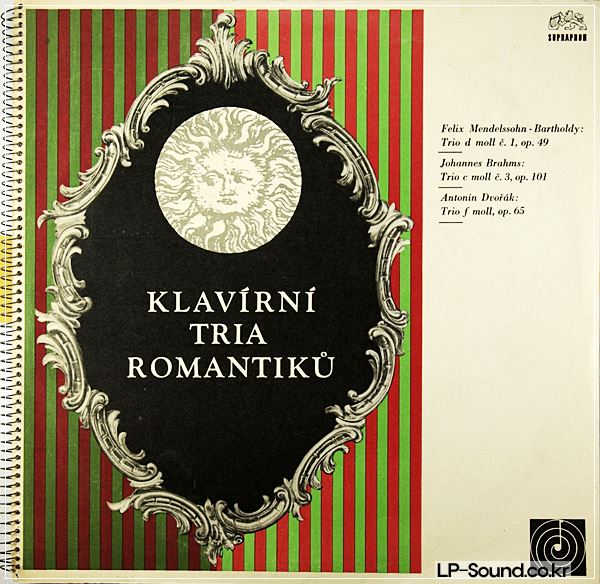 BRAHMS, MENDELSSOHN, DVOŘ K ‎– KLAV RN  TRIA ROMANTIKŮ (2LP