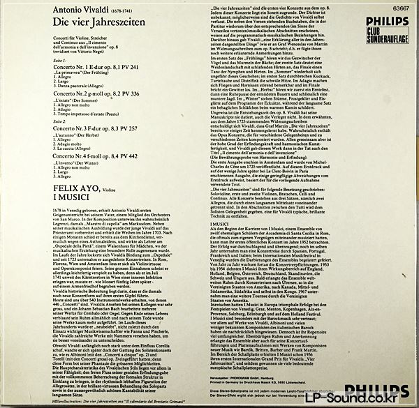 VIVALDI THE FOUR SEASONS