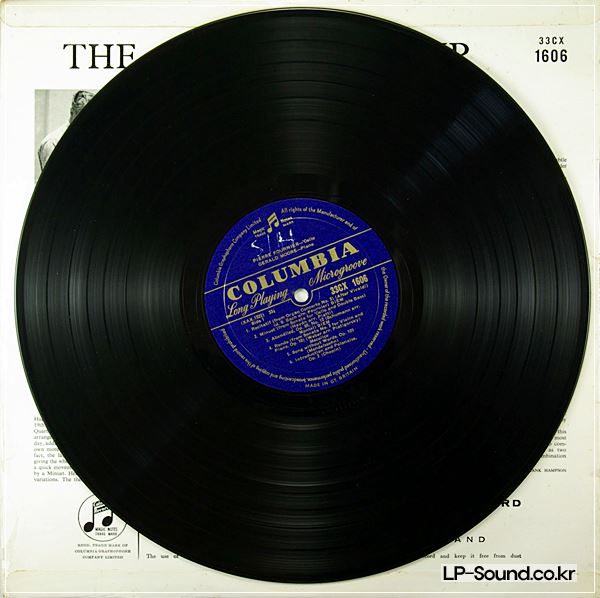 FOURNIER, MOORE - THE CELLISTS HOUR LP COLUMBIA 33CX 1606