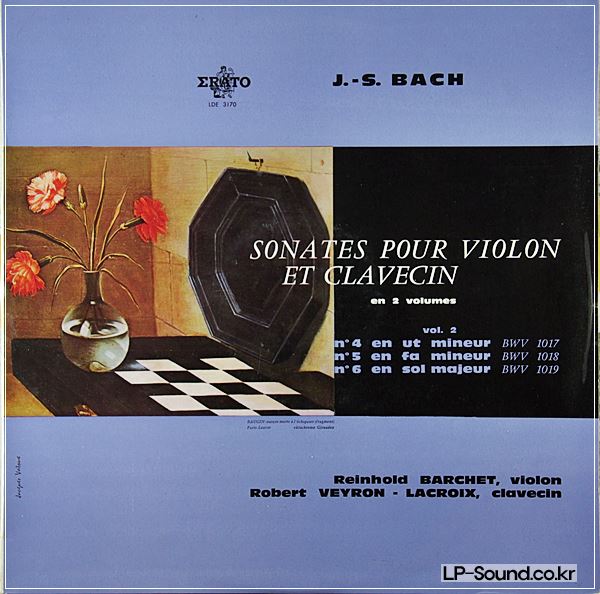 ERATO BACH / R. BARCHET / R. VEYRON-LACROIX VOL.1 /2  LDE 3169-70 2LP