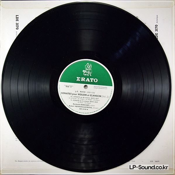 ERATO BACH / R. BARCHET / R. VEYRON-LACROIX VOL.1 /2  LDE 3169-70 2LP