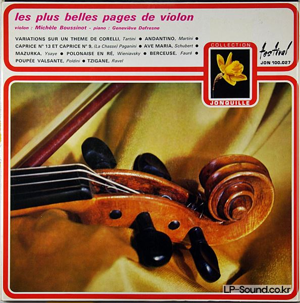 MICHELE BOUSSINOT VIOLIN RECITAL - GENEVIEVE DEFRESNE / FESTIVAL