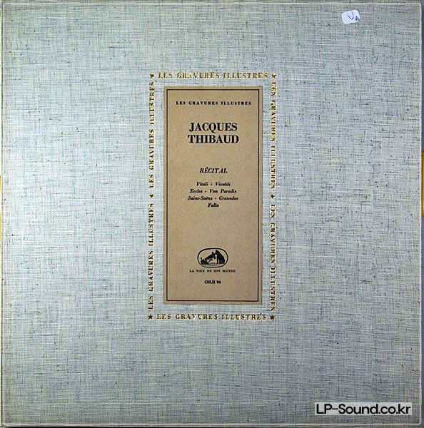 JACQUES THIBAUD RECITAL COLH 96