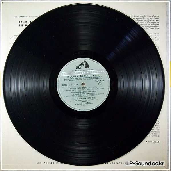 JACQUES THIBAUD RECITAL COLH 96