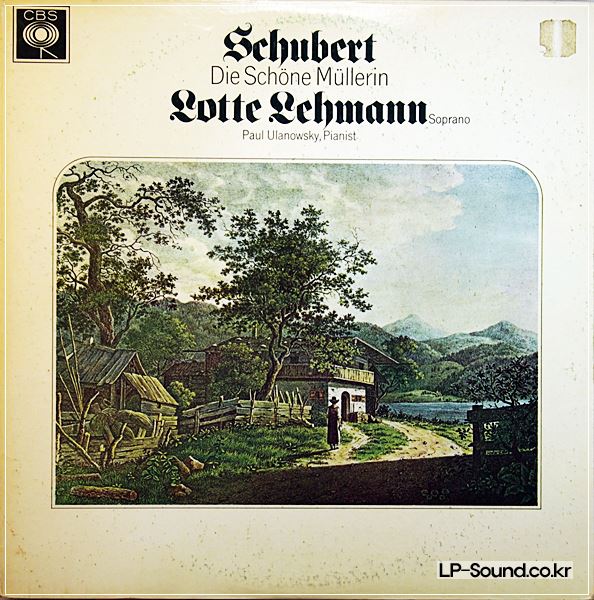 SCHUBERT DIE SCHONE MULLERIN LOTTE LEHMANN SOPRANO CBS BRG 72209