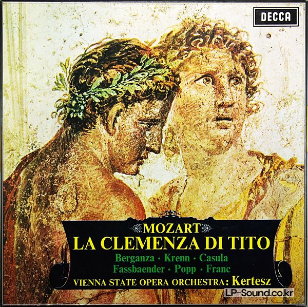 MOZART LA CLEMENZA DI TITO KERTESZ DECCA SET 357-9 UK 3LP
