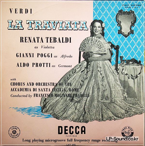 VERDI - LA TRAVIATA - TEBALDI-POGGI-PROTTI - LXT 2992-4 3LP