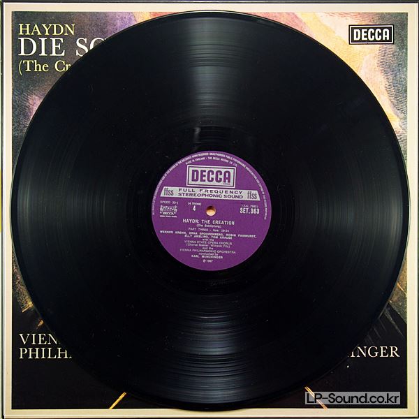 HAYDN - DIE SCHOPFUNG / CREATION 2LP BOX MUNCHINGER VPO  DECCA SET362-3
