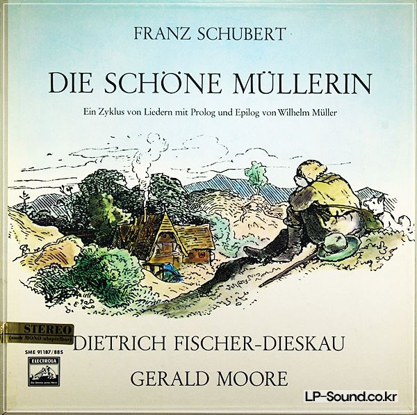 SCHUBERT DIE SCHONE MULLERIN FISCHER-DIESKAU ELECTROLA 2 LP BOX SME 91187/88S